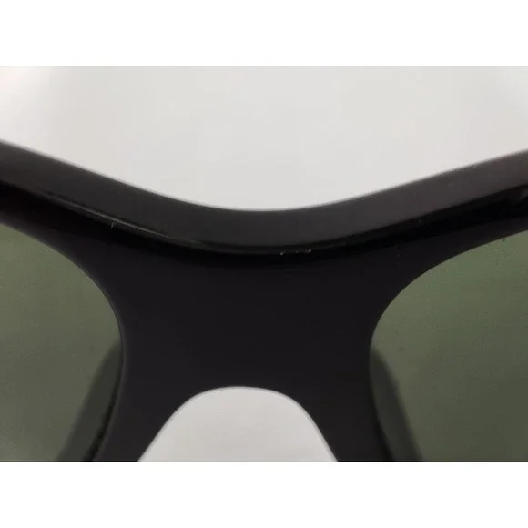 OTIS Elsewhere Sunglasses Black Frames Mineral Glass Lenses Polarized Grey